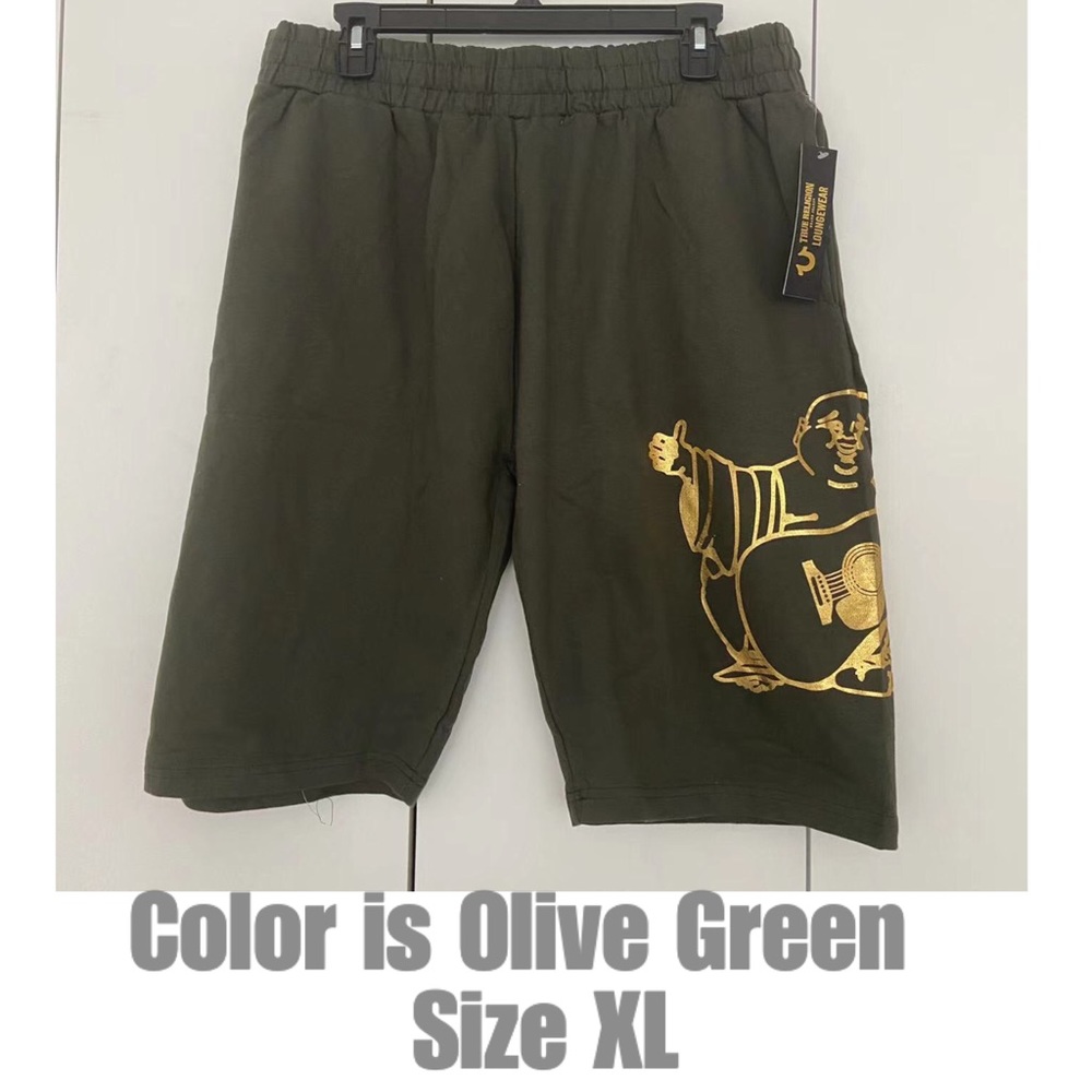 True Religion Men’s Loungewear Shorts Size XL